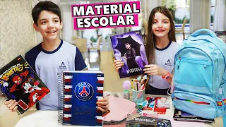 ORGANIZANDO NOSSO NOVO MATERIAL ESCOLAR 2023!!! Piero Start & Helena