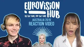 Australia | Eurovision 2019 Reaction Video | Kate Miller-Heidke - Zero Gravity