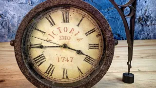 Vintage style Victoria Station clock - Restoration