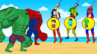 Rescue SHE HULK PREGNANT, SUPER-GIRL, SPIDER-GIRL From JOKER : Who Is The King Of Super Heroes?
