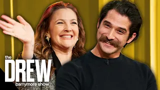 Drew Barrymore Interviews Tyler Posey While Shaving Off his Mustache | The Drew Barrymore Show