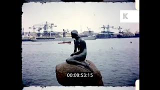 1950s Copenhagen Travelogue, Canal and Street Scenes, 16mm