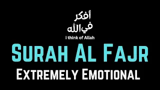 Emotional Crying Recitation Of Surah Al Fajr | Hani Ar Rafai | Afkr Fillah