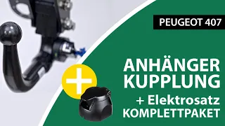 Anhängerkupplung abnehmbar PEUGEOT 407  | AUTO-HAK Komplettsatz + Montage von Rameder