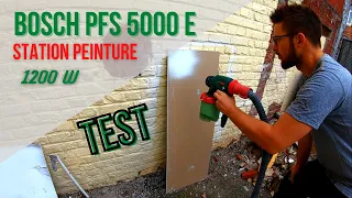 Review - BOSCH PFS 5000 E - Station peinture - 1200 Watts