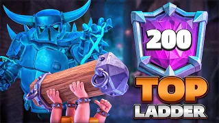 TOP 200 (+2200) LADDER PUSH W/PEKKA BRIDGE SPAM DECK ! 🔥🤩