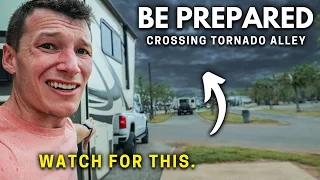 The Scariest Part of RVing the Midwest - Riding out a Texas Storm