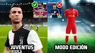 11 COSAS QUE ESTARÁN EN PES 2020 Y NO EN FIFA 20