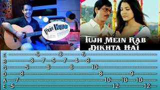 Tujh Mein Rab Dikhta Hai Guitar Lesson - TAB's & Chords - Rab Ne Bana Di Jodi - Sourav Mitra