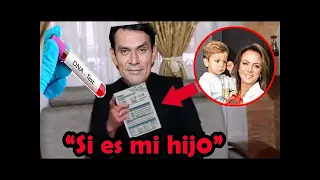 Jorge Salinas muestra pru3ba de ad.n q confirma es padre del hijo de Silvia Navarro