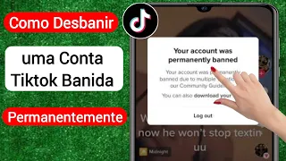 Como consertar sua conta do Tiktok foi permanentemente banida(2023)|Recuperar conta banida do Tiktok