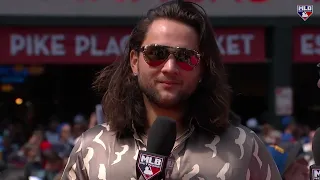 The Blue Jays' Bo Bichette Talks Fashion on T-Mobile Red Carpet