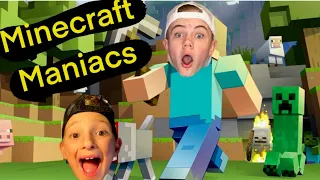 CAVE BASE!? (Minecraft Maniacs Ep1)