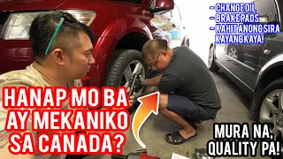 TINULUNGAN TAYO NG MABAIT NA MEKANIKO SA CANADA| BUHAY CANADA VLOG# 161