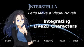 Make a Visual Novel in Unity 2023 - Episode 10 (part 1) Integrating Live2D Characters