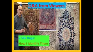 Persian Rug Q&A: Is My Carpet Handmade?? - Helping Viewers Identify Their Silk Rugs