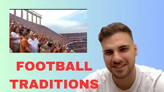 BRITISH GUY reacts to College FOOTBALL traditions!!