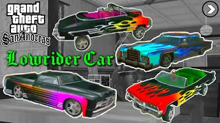 Semua Kendaraan Lowrider GTA San Andreas - Paijo Gaming