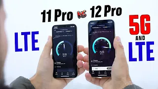 iPhone 12 5G/LTE vs 11 Pro LTE - Real World Comparison!