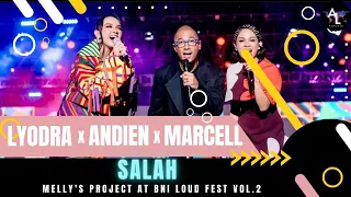 Lyodra x Andien x Marcell - Salah || Melly's Project at BNI LOUD FEST Vol.2