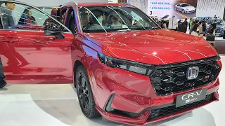 All-New 2024 HONDA CR-V 2.0L RS e:HEV (Ignite Red Metallic) In-Depth Walkaround Exterior & Interior