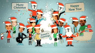 Animated Christmas Card Template - Company Xmas Card - YOUR FACES!