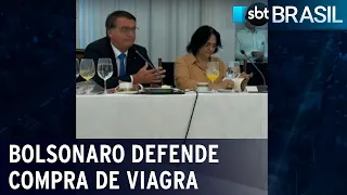 Bolsonaro defende compra de Viagra pelas Forças Armadas | SBT Brasil (13/04/22)