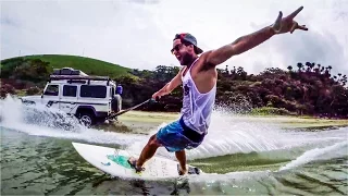 LAND ROVER TOW SURFING