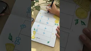 make a bullet journal weekly spread with me 🍋 beginner bujo ideas