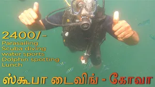 Scuba Diving in Goa | Para Saling | Grand Island Tour | Adventure Sports