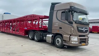 Car Carrier Trailer-manufactured by Anton factory in China, partner of Sinotruk