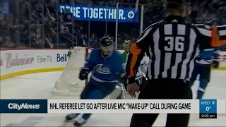 NHL fires referee after hot mic incident