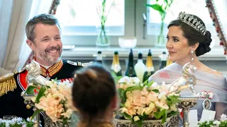 Royal Guests and Tiaras at the State Banquet - King Frederik and Queen Mary on State Visit in Norway