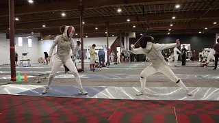 Eleanor Harvey vs Isabella Sabatini - EPIC Fencing Club