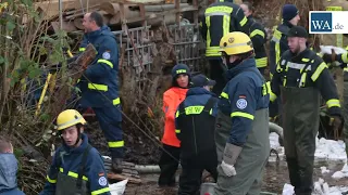 Hochwasser an der Ahse in Hamm