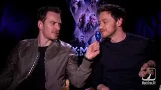 Michael Fassbender & James McAvoy Interview X Men: Days of Future Past