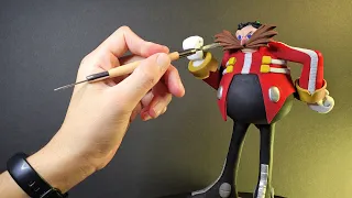 From Pixels to Clay: Sculpting Eggman In Polymer Clay