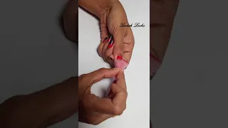 Ombre nail art design | Gradient nail art | Red and Black compilation #nails #nailart #shorts