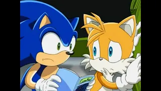 Sonic X Comparison: Sonic Became Frantic ("I hate water.") (Japanese VS English)