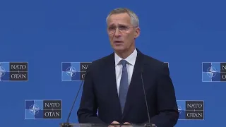 NATO chief Stoltenberg says full alliance membership for Ukraine during war not possible