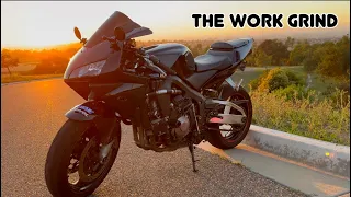 Commuting to WORK on a Honda CBR 600RR -  CBR Vlogs Episode 8