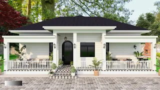 Small House Design  10  x 13.3 Meters ( 115.44 sqm )-With Floor Plan