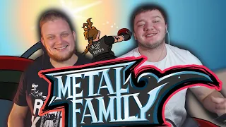 РЕАКЦИЯ НА МЕТАЛ ФЕМЕЛИ | Metal family (animated music video)