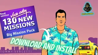 How to Download and Install GTA Vice City Big Mission Pack Night Me Gaming