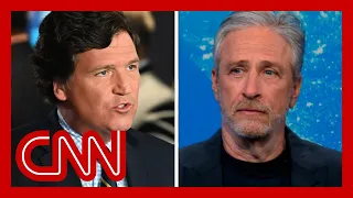 Jon Stewart responds to Tucker Carlson 'borrowing from his playbook'