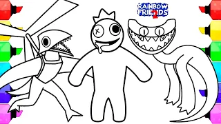 Rainbow Friends Chapter 2 Coloring Pages / How to Color New Monsters Rainbow Friends 2 / NCS MUSIC