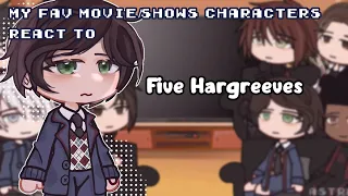 My fav movie/show characters react ✧ Five Hargreeves ✧ 5/8