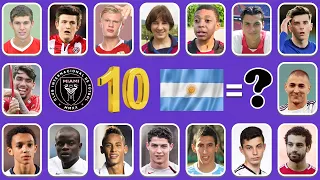 Guess the Song, COUNTRY + JERSEY NUMBER and EMOJI of football players,Messi, Ronaldo