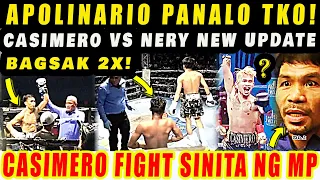 BAGSAK 2x! PINOY DAVE APOLINARIO PANALO KNOCKOUT! CASIMERO FIGHT NEWS SINITA NG PACQUIAO MP CAMP!