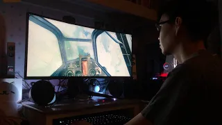 BFV Prologue on Logitech G560 Lightsync Speakers & Alienware AW3418DW 34” Ultrawide Monitor